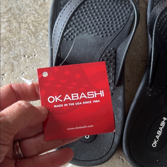 Okabashi Black Sandals - NWT - Mariner - L 8-8.5 - Picture 3 of 5